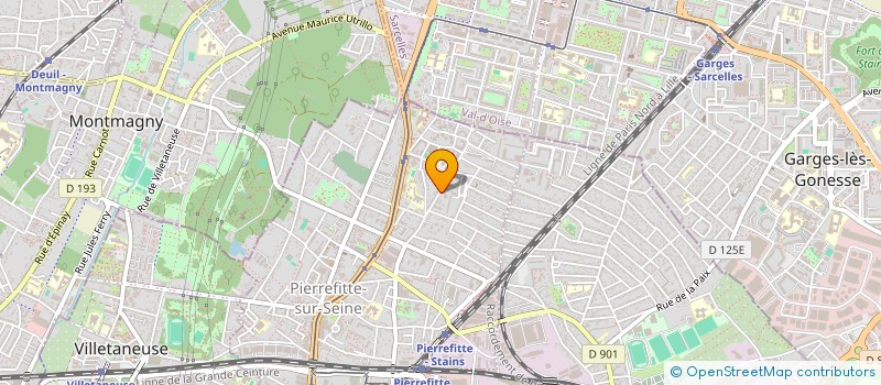localisation de l'entreprise 888 828 985   PIERREFITTE-SUR-SEINE