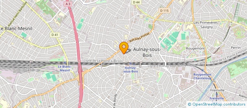 localisation de l'entreprise 888 832 128   AULNAY-SOUS-BOIS