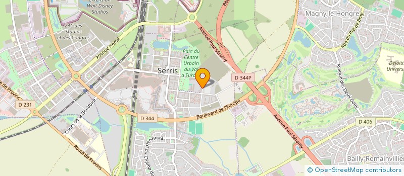 localisation de l'entreprise 888 833 084   SERRIS