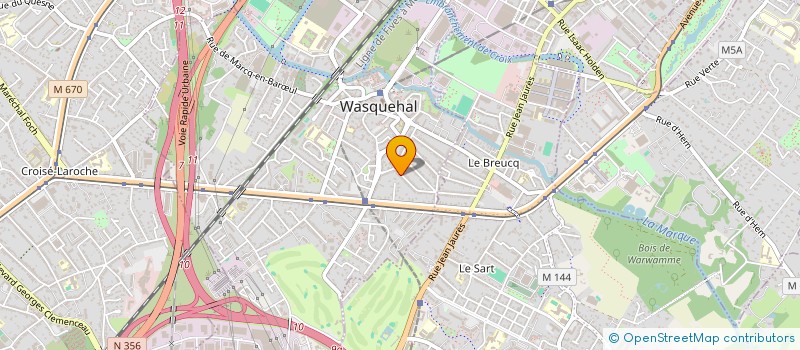 localisation de l'entreprise 888 864 634   WASQUEHAL