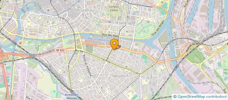 localisation de l'entreprise 888 871 100 à STRASBOURG