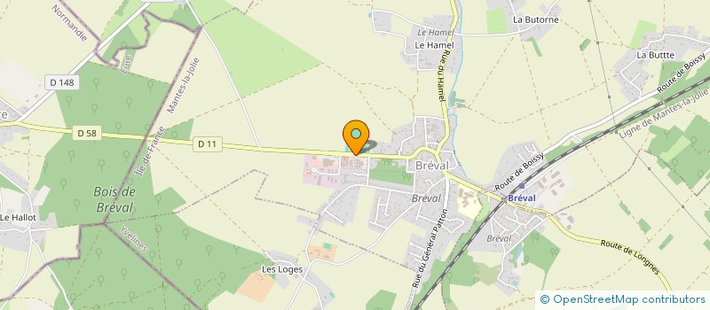 localisation de l'entreprise 888 873 247   BREVAL