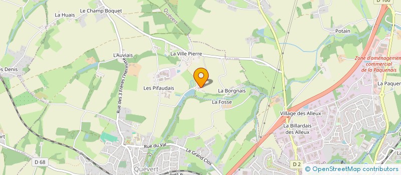 localisation de l'entreprise 888 914 637   QUEVERT