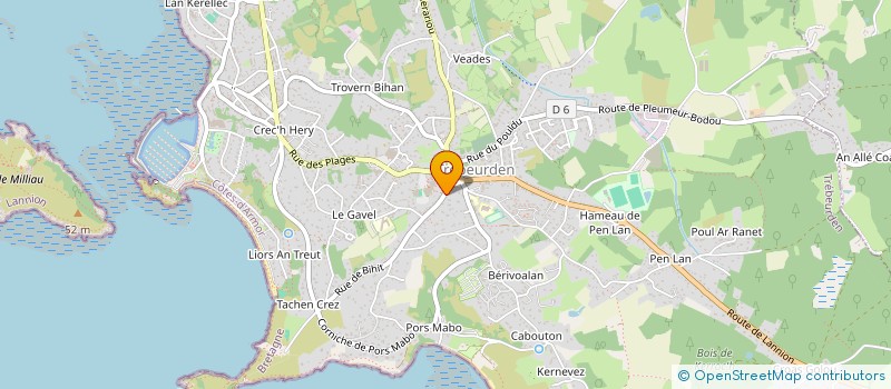 localisation de l'entreprise 888 915 717   TREBEURDEN