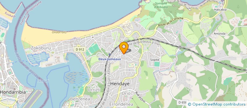 localisation de l'entreprise 888 923 539  à HENDAYE