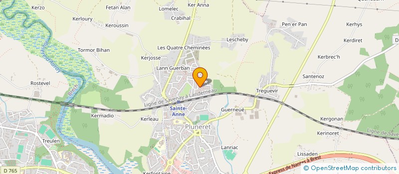 localisation de l'entreprise 888 926 078   PLUNERET