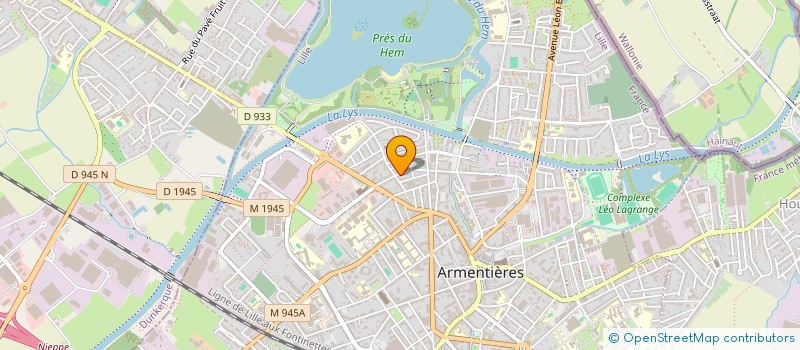 localisation de l'entreprise 888 943 149 à ARMENTIERES