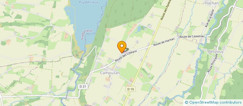 localisation de l'entreprise 888 959 004   CAMPUZAN