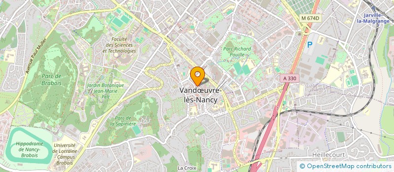 localisation de l'entreprise 888 960 267 à VANDŒUVRE-LES-NANCY