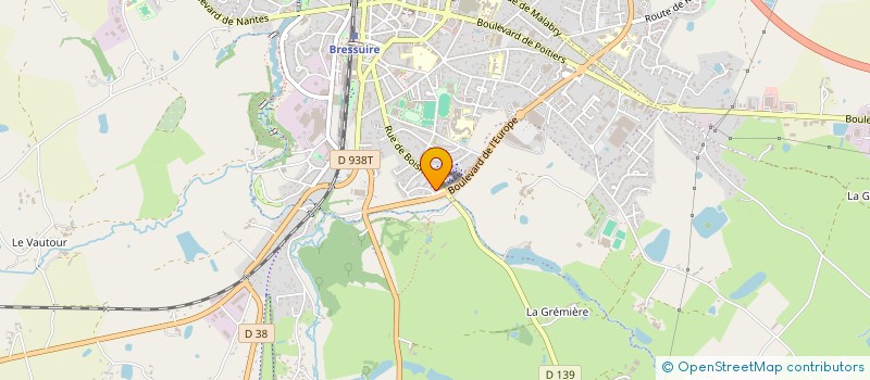 localisation de l'entreprise 888 968 302   BRESSUIRE