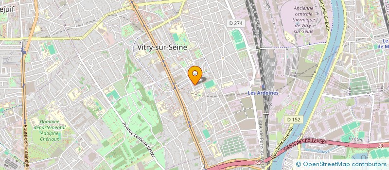 localisation de l'entreprise 889 005 880 à VITRY-SUR-SEINE