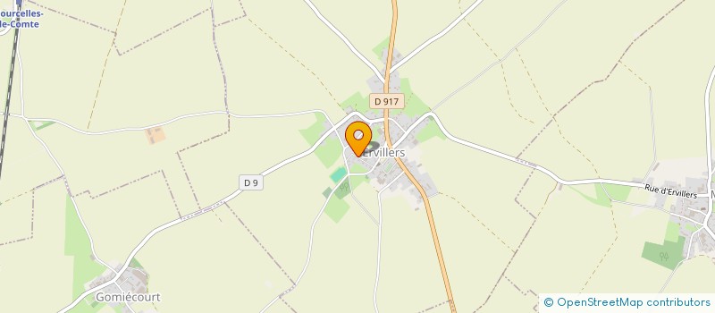 localisation de l'entreprise 889 009 064   ERVILLERS