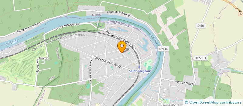 localisation de l'entreprise 889 009 197   SAINT-FARGEAU-PONTHIERRY