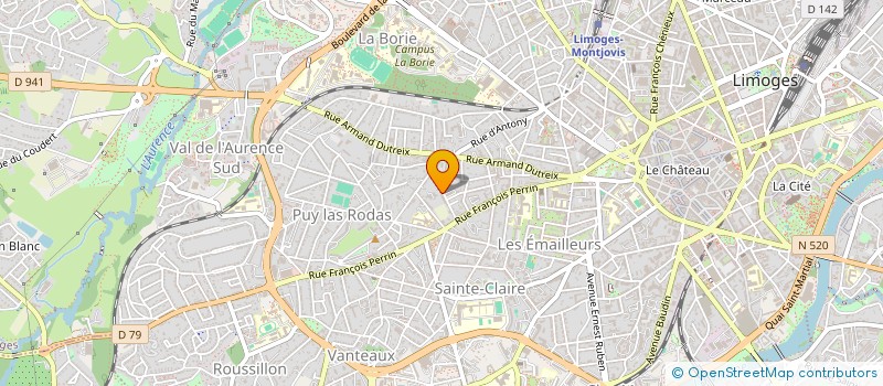 localisation de l'entreprise 889 032 132 à LIMOGES