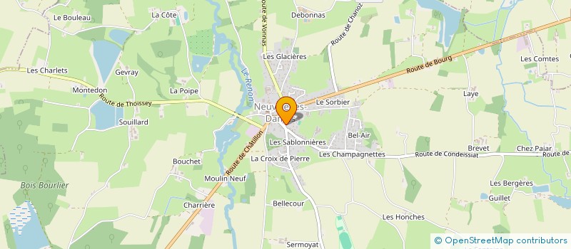 localisation de l'entreprise 889 037 875   SAINT-JULIEN-SUR-VEYLE