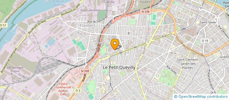 localisation de l'entreprise 889 044 442   LE PETIT-QUEVILLY