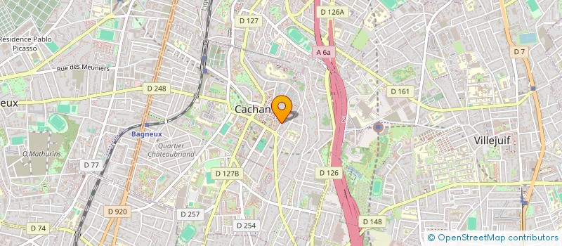 localisation de l'entreprise 889 044 517   CACHAN