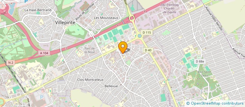 localisation de l'entreprise 889 047 700 à VILLEPINTE