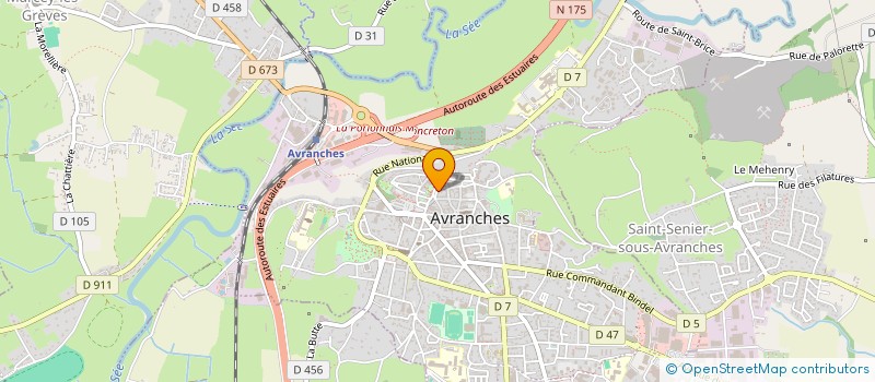 localisation de l'entreprise 889 106 530   AVRANCHES