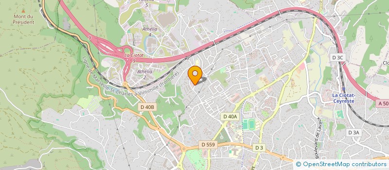 localisation de l'entreprise 889 110 177   LA CIOTAT