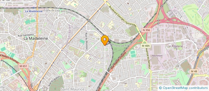 localisation de l'entreprise 889 125 761   TOURCOING