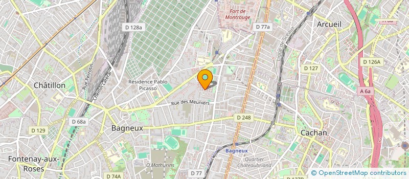 localisation de l'entreprise 889 161 394 à BAGNEUX