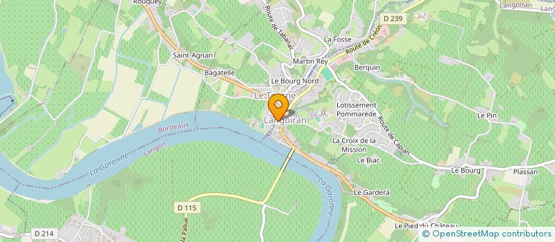 localisation de l'entreprise 889 200 598   LANGOIRAN