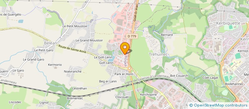 localisation de l'entreprise 889 220 281   PLESCOP