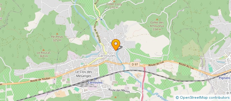 localisation de l'entreprise 889 233 201   CARNOULES