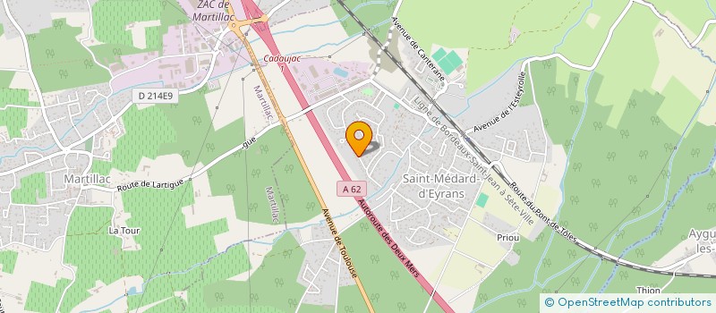 localisation de l'entreprise 889 241 428   SAINT-MEDARD-D'EYRANS