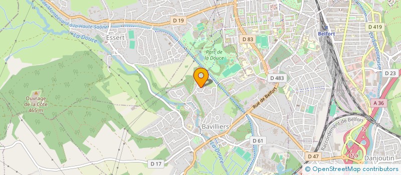 localisation de l'entreprise 889 241 493 à BAVILLIERS