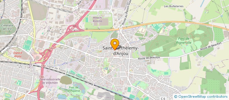 localisation de l'entreprise 889 254 264  à SAINT-BARTHELEMY-D'ANJOU