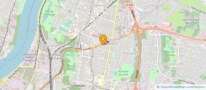 localisation de l'entreprise 889 257 960   CENON