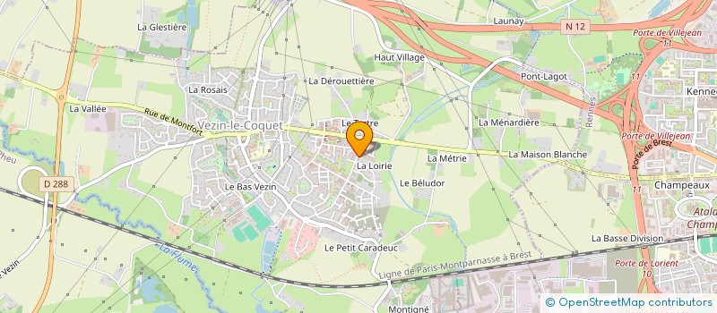 localisation de l'entreprise 889 261 236   VEZIN-LE-COQUET