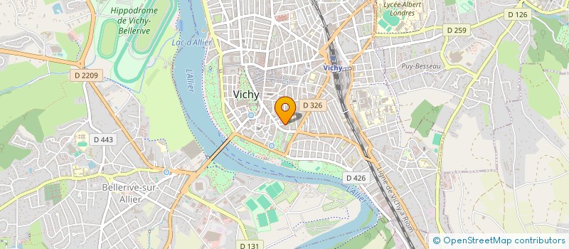 localisation de l'entreprise 889 275 822   VICHY
