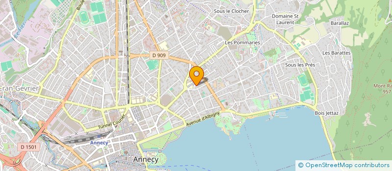 localisation de l'entreprise 889 338 364 à ANNECY
