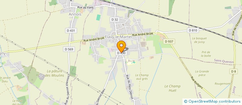 localisation de l'entreprise 889 350 781  à FLAVY-LE-MARTEL