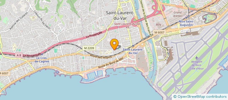 localisation de l'entreprise 889 377 909 à SAINT-LAURENT-DU-VAR