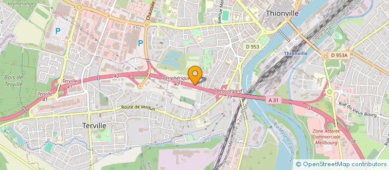 localisation de l'entreprise 889 385 654 à THIONVILLE