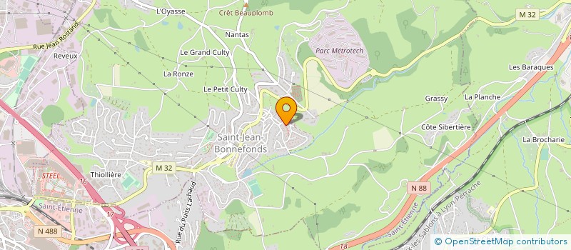 localisation de l'entreprise 889 394 938   SAINT-JEAN-BONNEFONDS