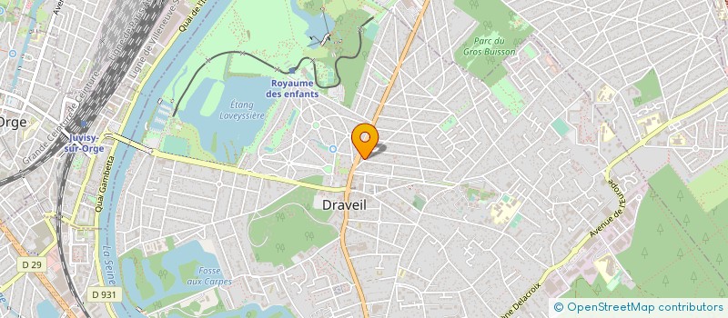 localisation de l'entreprise 889 395 315  à DRAVEIL