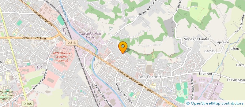 localisation de l'entreprise 889 404 489   BON-ENCONTRE