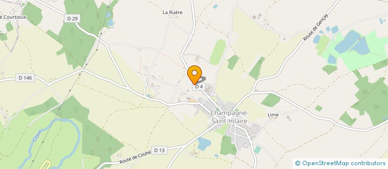 localisation de l'entreprise 889 404 950   CHAMPAGNE-SAINT-HILAIRE