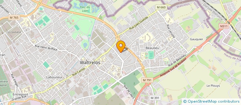 localisation de l'entreprise 889 424 685   SERRIS