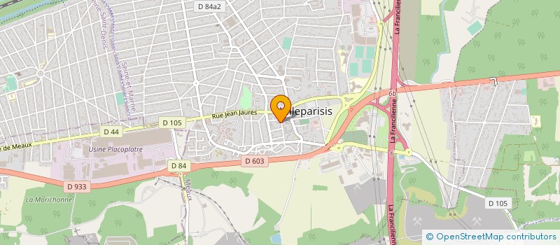 localisation de l'entreprise 889 428 868   VILLEPARISIS