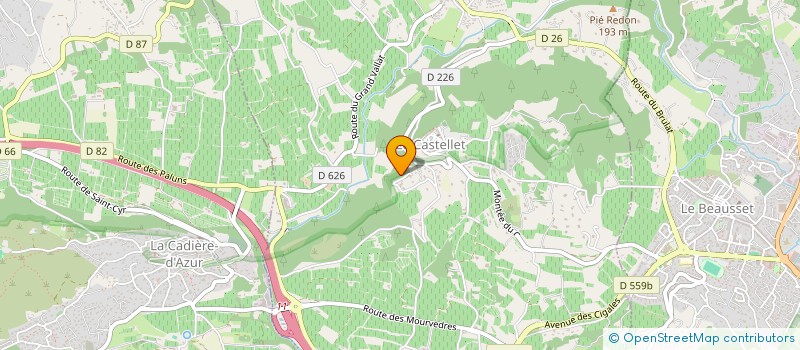 localisation de l'entreprise 889 430 534   LE CASTELLET