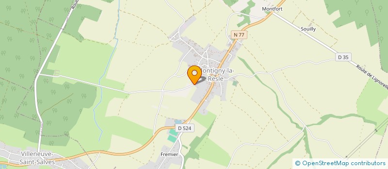 localisation de l'entreprise 889 431 334   MONTIGNY-LA-RESLE