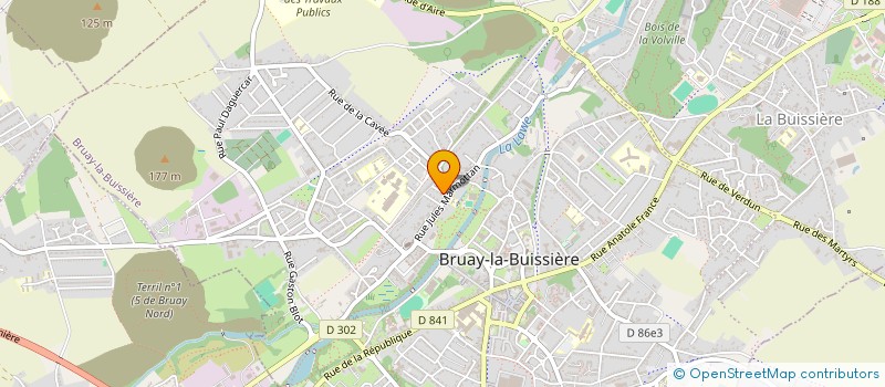 localisation de l'entreprise 889 435 483  à BRUAY-LA-BUISSIERE