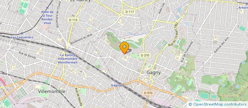 localisation de l'entreprise 889 446 381   GAGNY