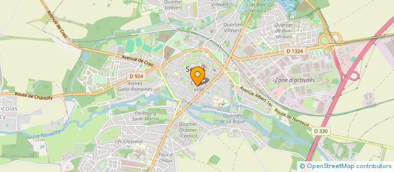 localisation de l'entreprise 889 475 737   SENLIS